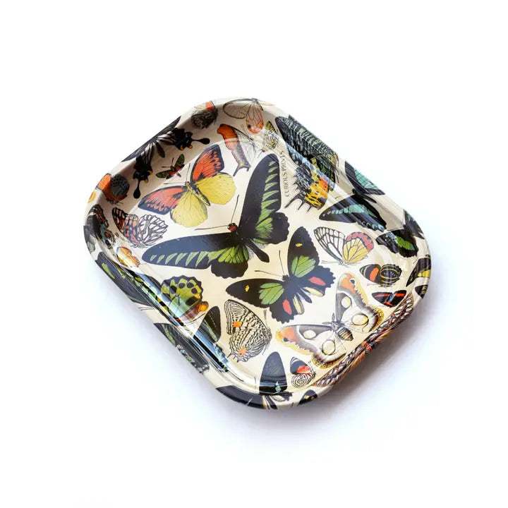 SMALL METAL VINTAGE BUTTERFLY 1 PRINT - RITUAL TRAY