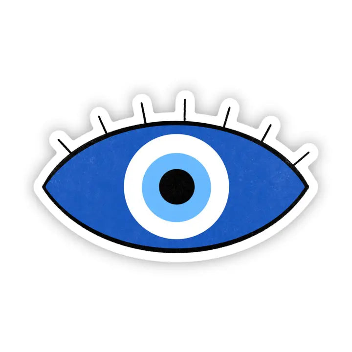 EVIL EYE, BLUE - STICKER