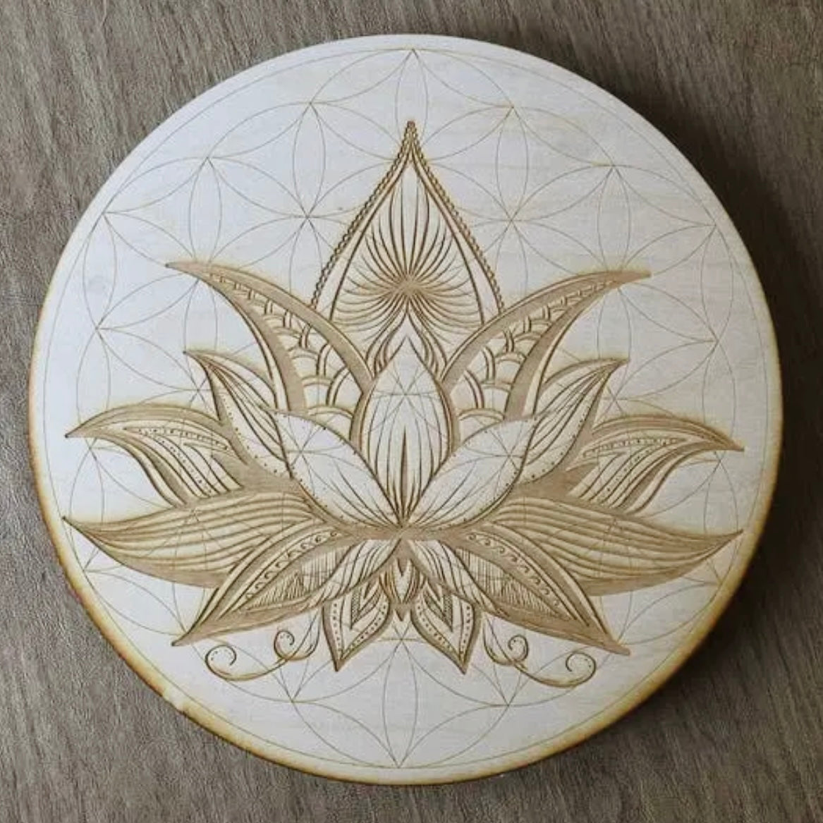 FLOWER OF LIFE CRYSTAL GRID