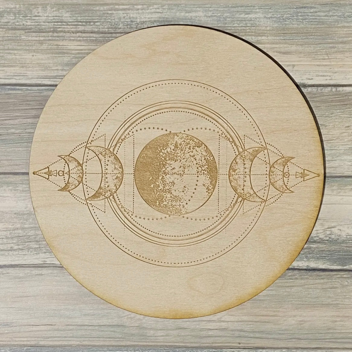 MOON PHASE CRYSTAL GRID