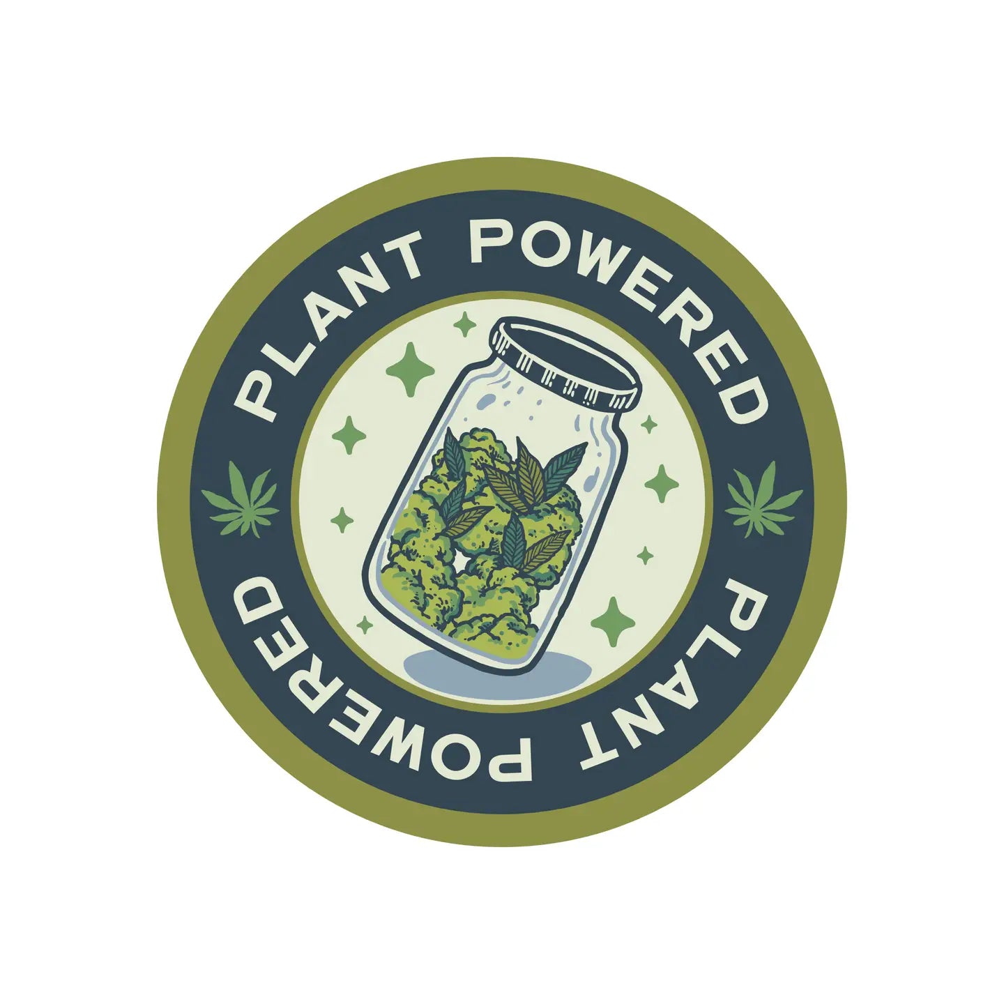 PLANT POWERED - STICKER
