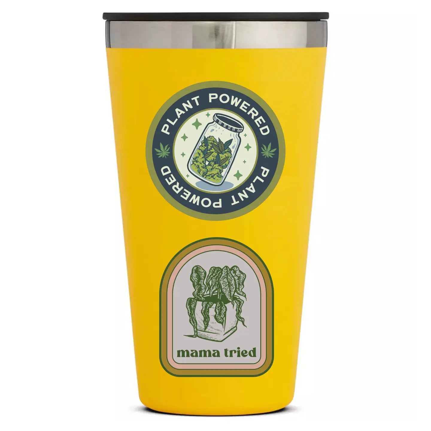 PLANT POWERED - STICKER