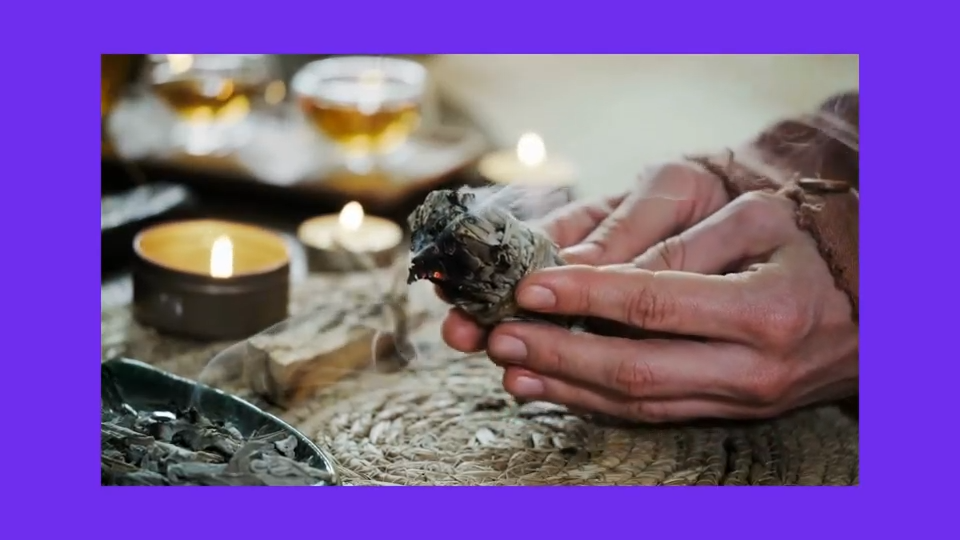 WHITE SAGE SMUDGE STICKS WITH LAVENDER