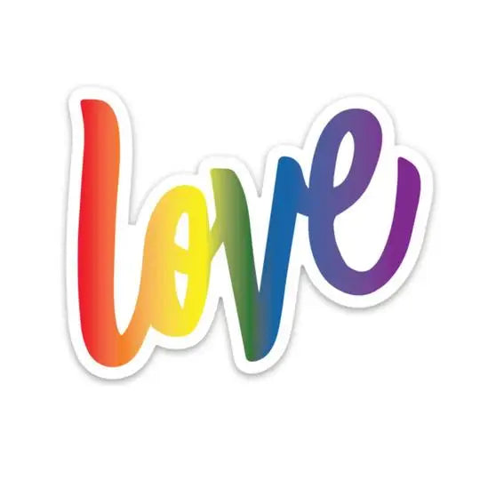 LOVE RAINBOW - STICKER
