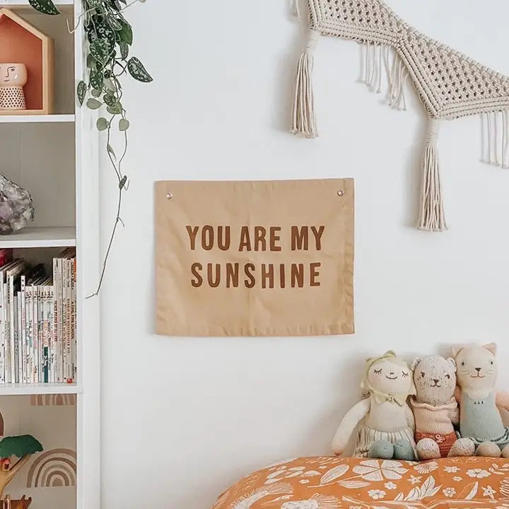 YOU ARE MY SUNSHINE - CANVAS BANNER