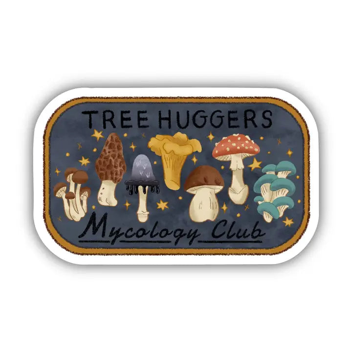 TREE HUGGERS MYCOLOGY CLUB - STICKER