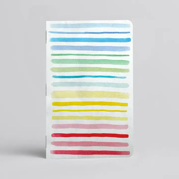 TWO WATERCOLOR RAINBOW NOTEBOOKS - JOURNALS