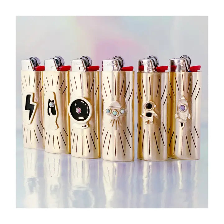 UFO ABDUCTION LIGHTER CASE WITH OPAL