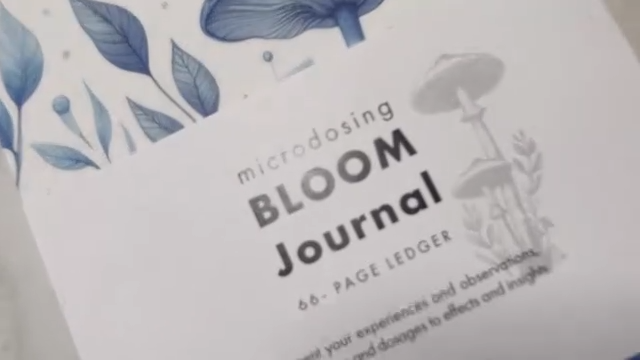 MICRO-DOSING BLOOM JOURNAL: BLUE SHROOMS
