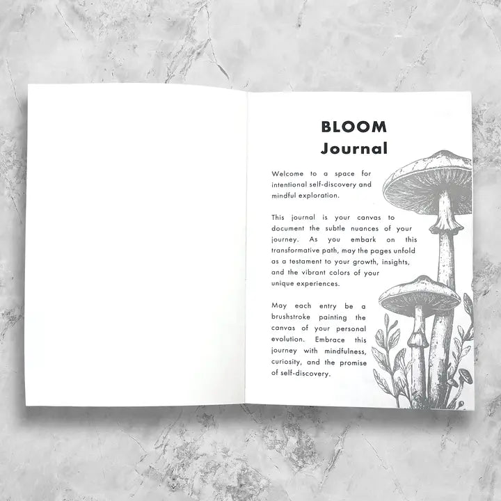 MICRO-DOSING BLOOM JOURNAL: BLUE SHROOMS