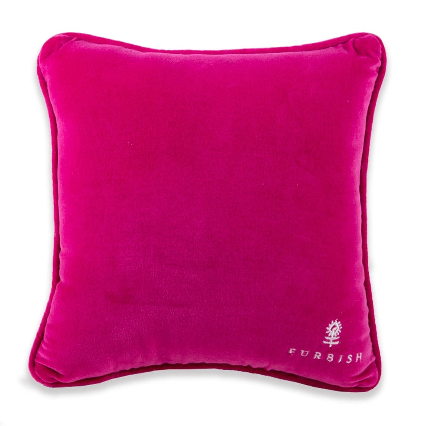 CHER KNOWS BEST / MOM, I AM A RICH MAN - NEEDLEPOINT PILLOW