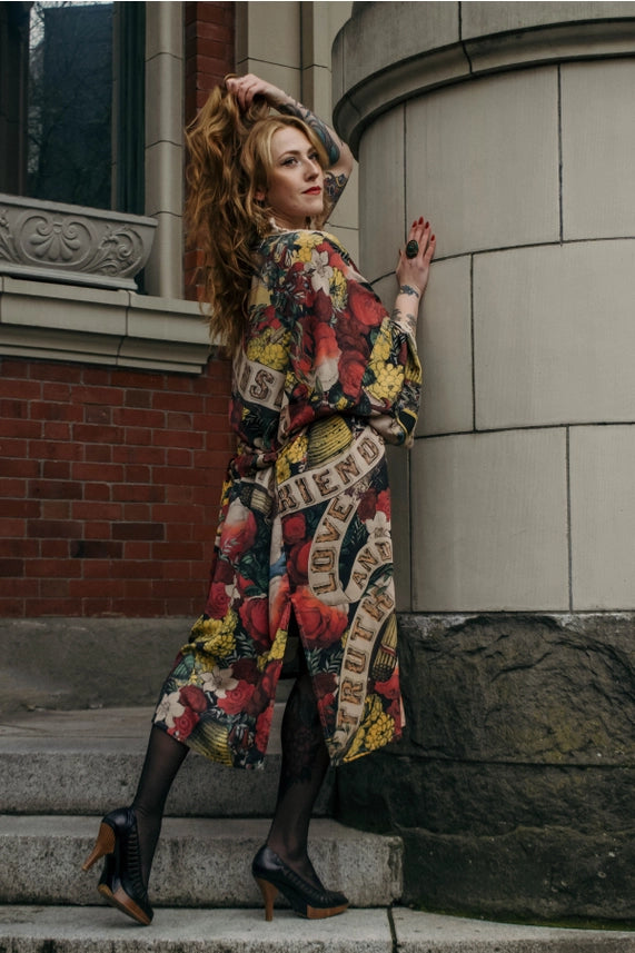FRIENDSHIP, LOVE & TRUTH OPERA DUSTER - KIMONO