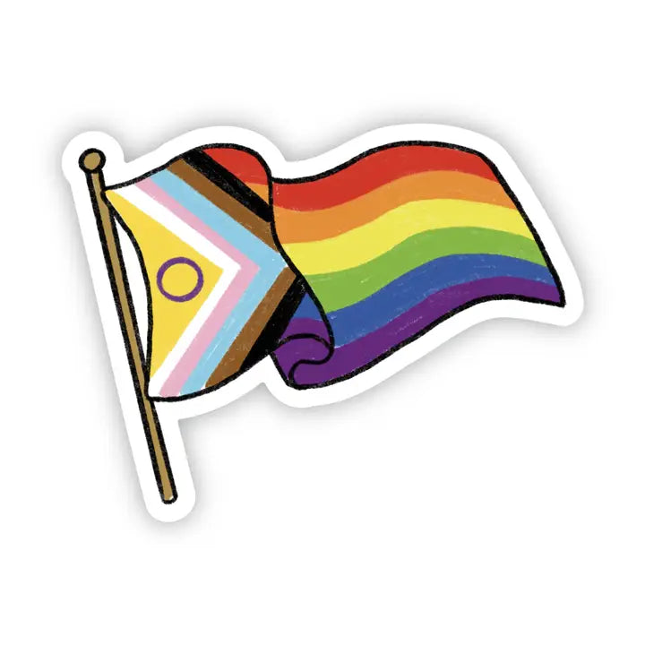 LGBTQ+ PRIDE FLAG - STICKER
