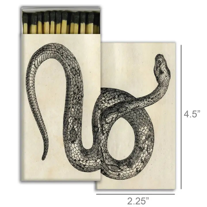 WOODEN MATCHES - SNAKES
