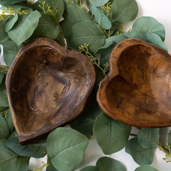 SWEET HEART DOUGH BOWL - WHITE