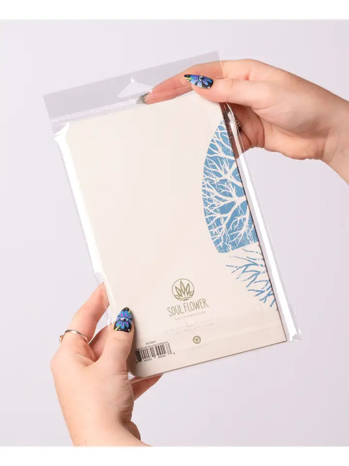 TREE OF LIFE RECYCLED NOTEBOOK - JOURNAL