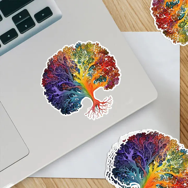 COLORFUL TREE OF LIFE - STICKER