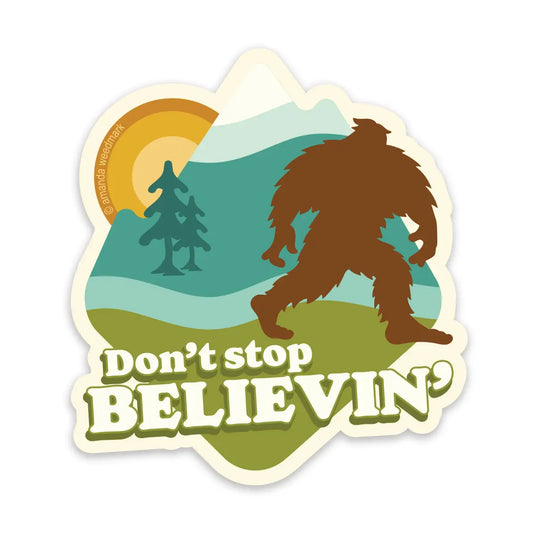 FUNNY BIGFOOT PNW - STICKER