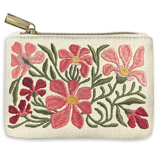 COIN POUCH FLOWER MARKET CAMELLIA