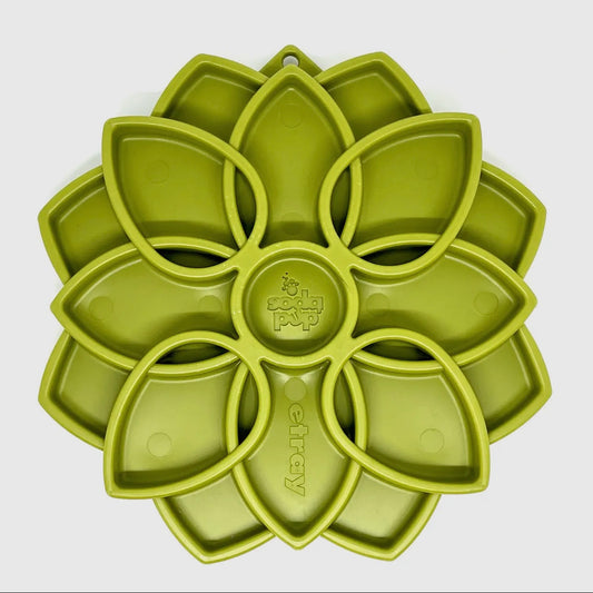 MANDALA ENRICHMENT TRAY FOR DOGS - GREEN