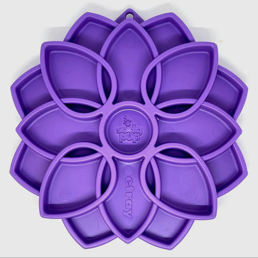 MANDALA ENRICHMENT TRAY FOR DOGS - PURPLE