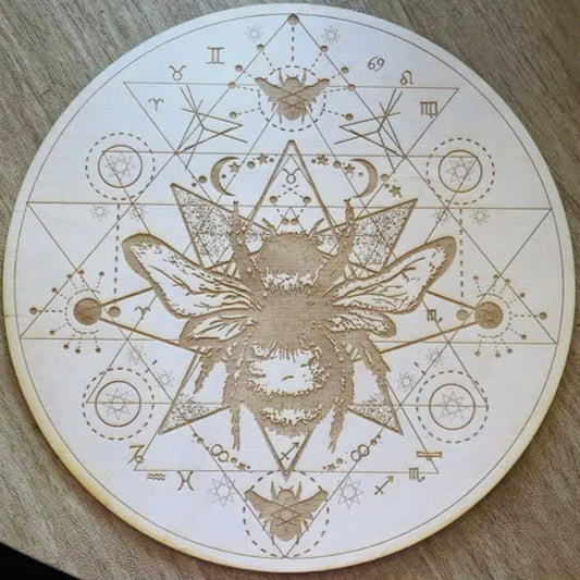 HONEY BEE CRYSTAL GRID