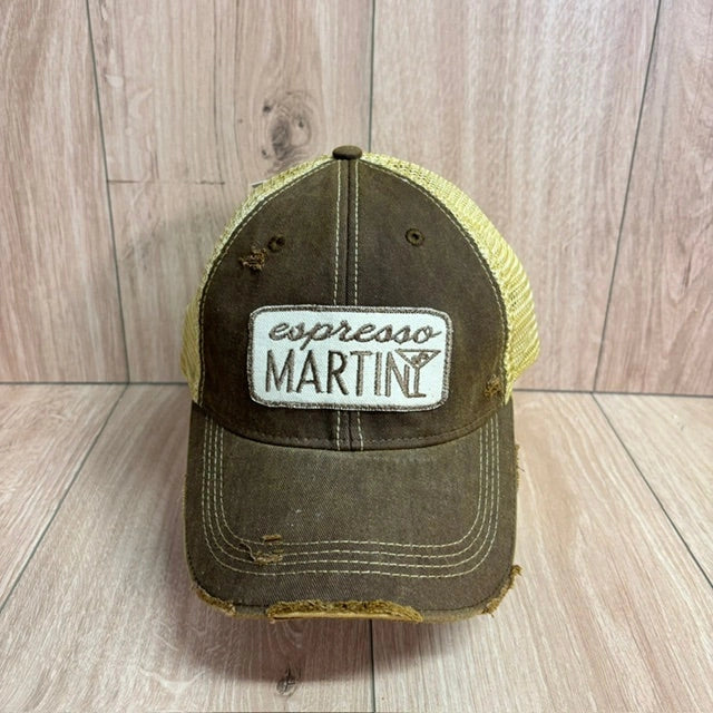 BOHO TRUCKER HAT - ESPRESSO MARTINI - BROWN
