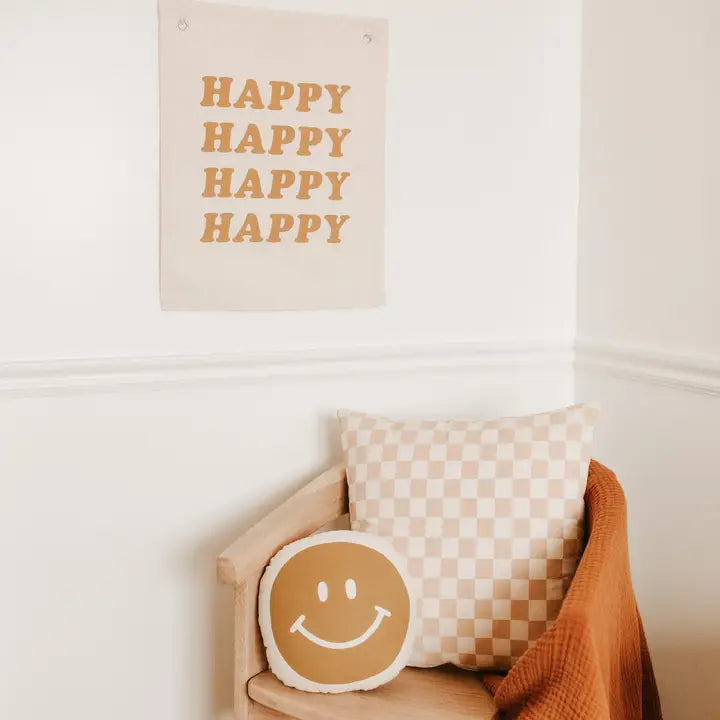 SUPER HAPPY - CANVAS BANNER