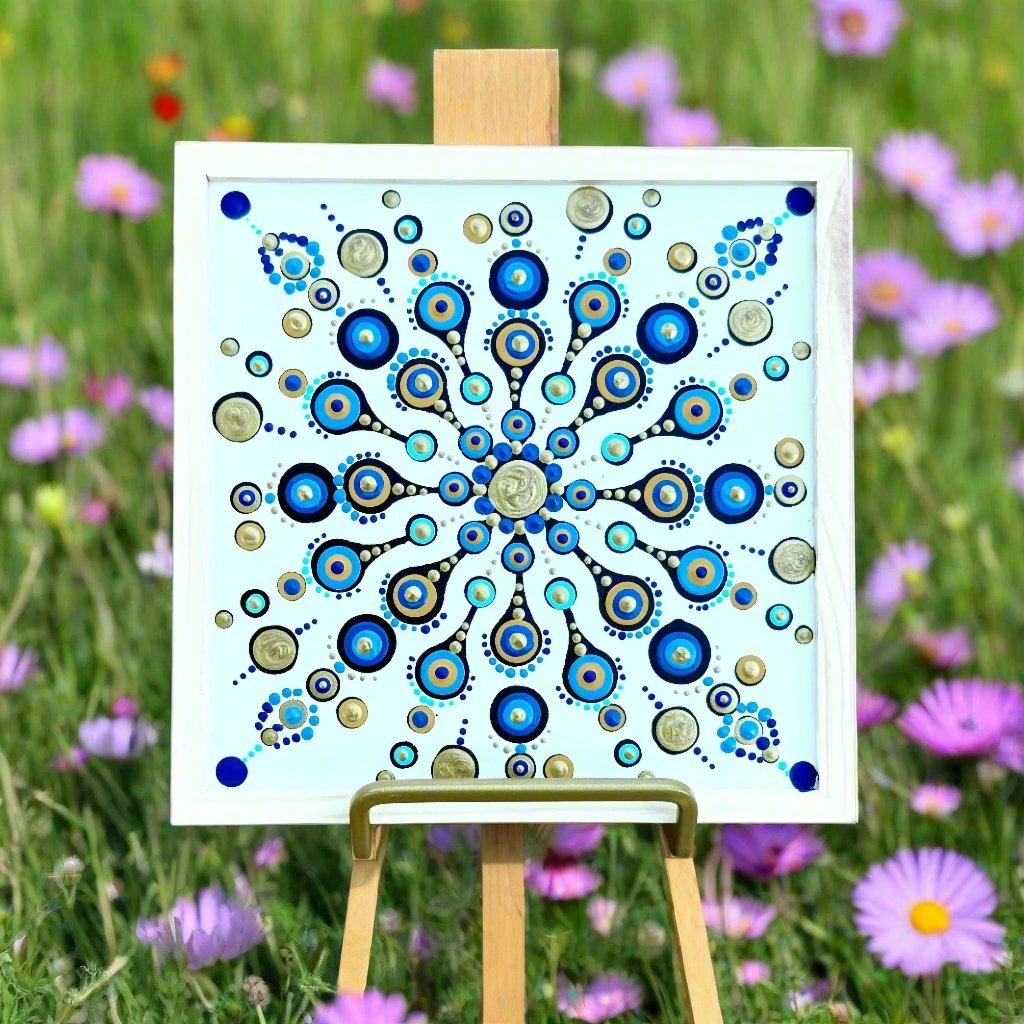 ORIGINAL ARTWORK - MANDALA DOT PAINTING