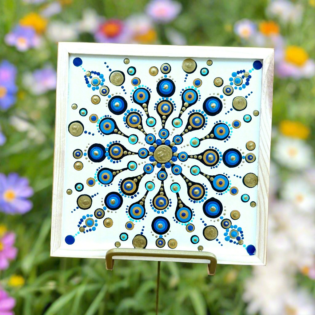 ORIGINAL ARTWORK - MANDALA DOT PAINTING