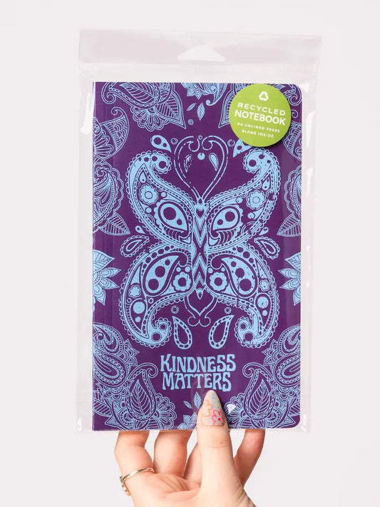 KINDNESS MATTERS RECYCLED NOTEBOOK - JOURNAL