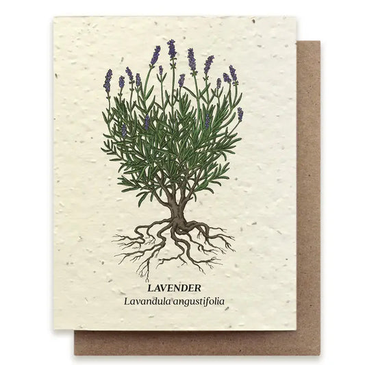 LAVENDER PLANTABLE WILDFLOWER SEED CARD