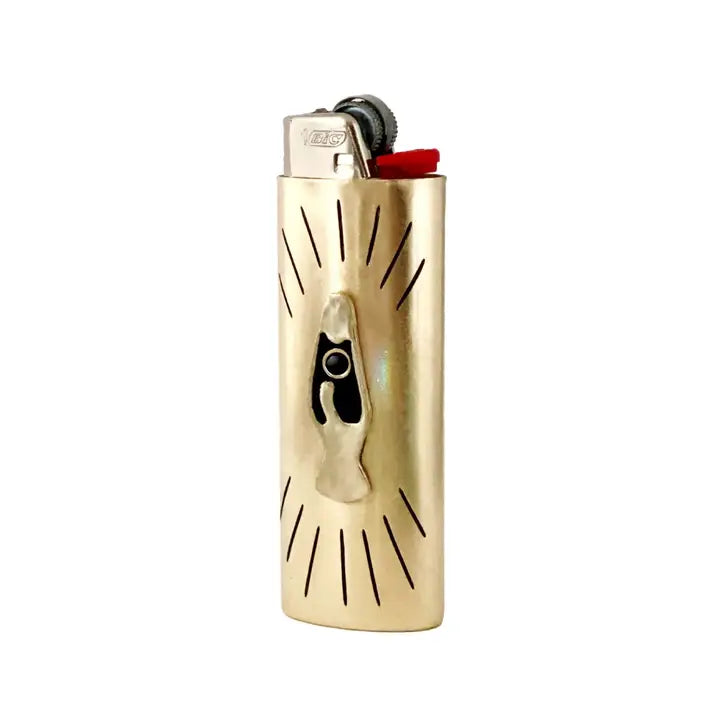 LAVA LAMP LIGHTER CASE WITH BLACK ONYX