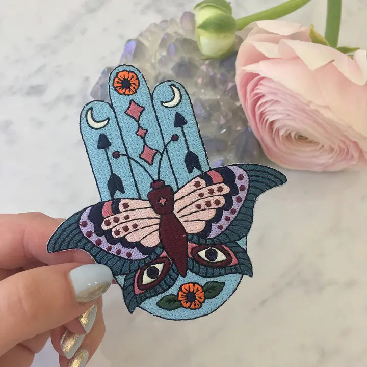 MYSTICAL HAMSA & BUTTERFLY - PATCH