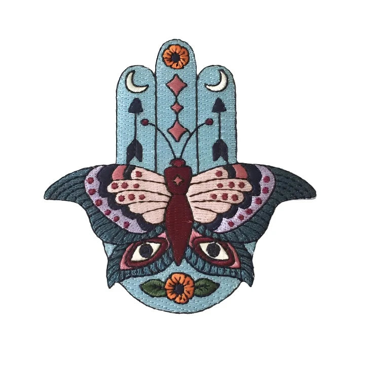 MYSTICAL HAMSA & BUTTERFLY - PATCH