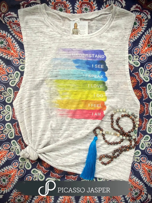 CHAKRA LOVE - RELAXED MUSCLE TEE