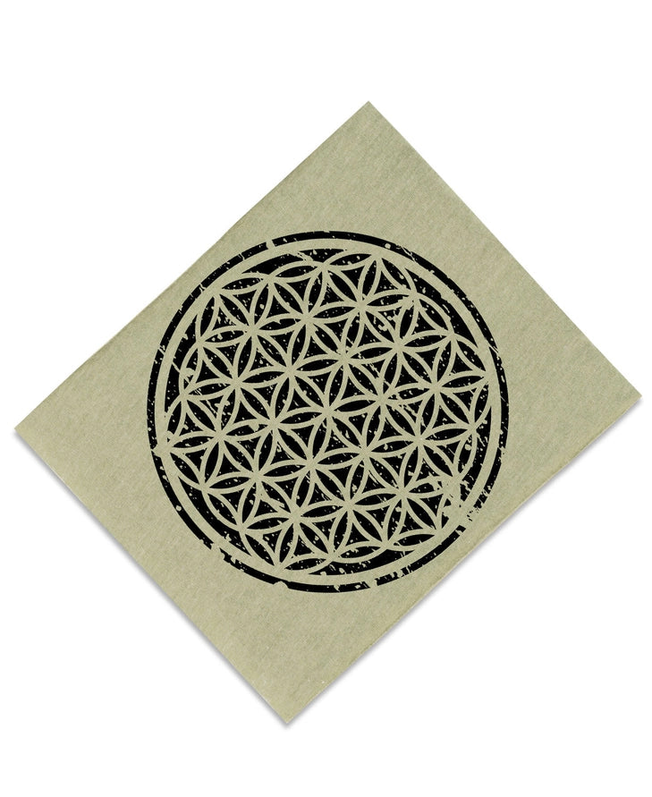 BOHO HEADBAND - CIRCLE OF LIFE - SAGE