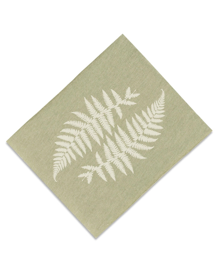BOHO HEADBAND - FERNS - LIGHT GREEN