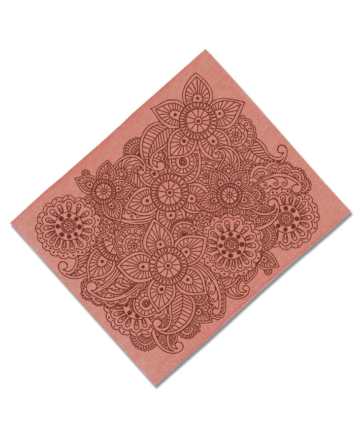 BOHO HEADBAND - MEHNDI FLOWERS - ROSE