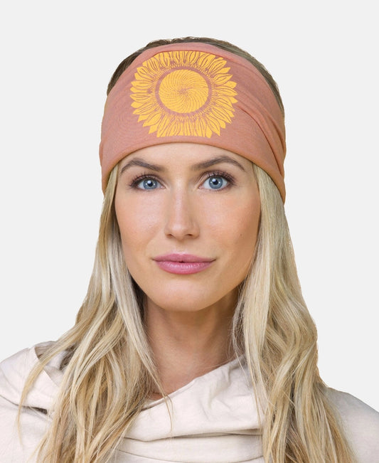 BOHO HEADBAND - SUNFLOWER - BLUSH