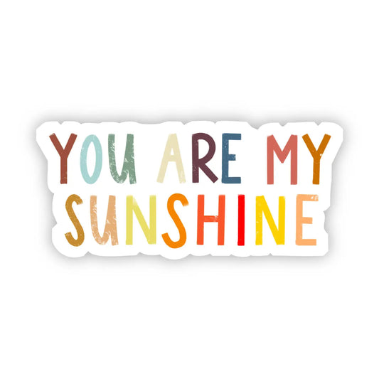 YOU ARE MY SUNSHINE MULTICOLOR - STICKER