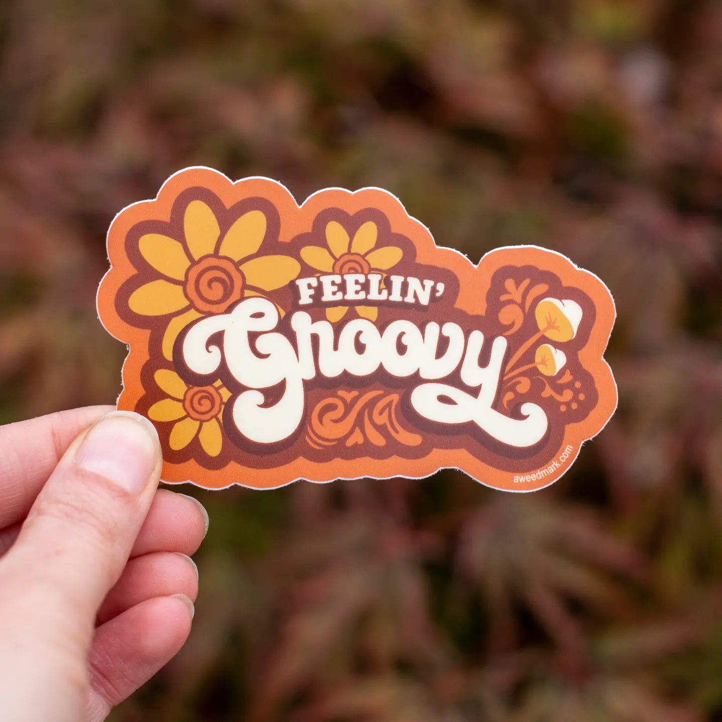 FEELIN' GROOVY FLOWER - STICKER