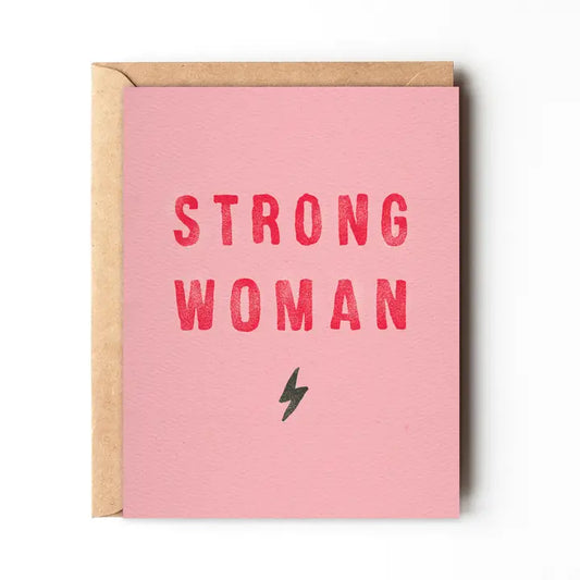 STRONG WOMAN - FEMINIST EVERYDAY - GREETING CARD