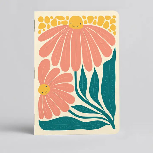 HAPPY DAISY 48 PAGE NOTEBOOK - JOURNAL