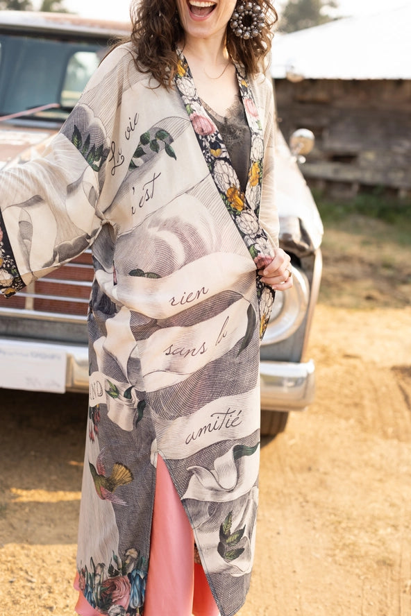 TAKE MY HAND OPERA DUSTER FULL LENGTH - KIMONO