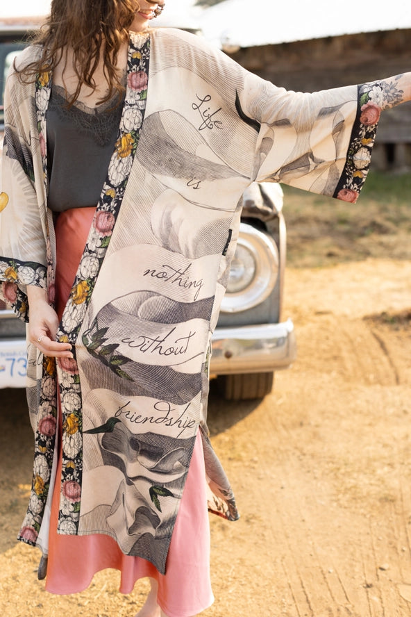 TAKE MY HAND OPERA DUSTER FULL LENGTH - KIMONO