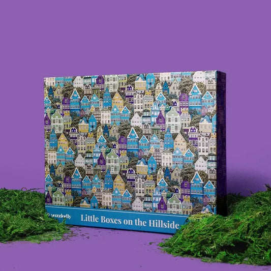 LITTLE BOXES ON THE HILLSIDE - 1,000 PIECE JIGSAW PUZZLE