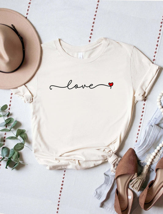 LOVE (VINTAGE WHITE) - TEE