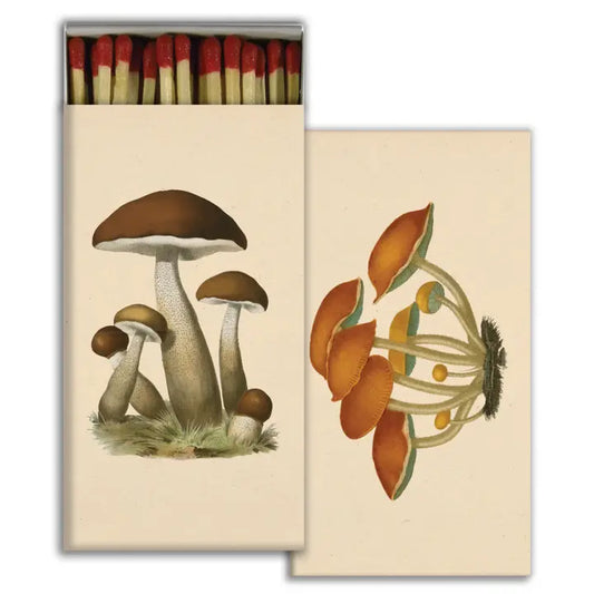 WOODEN MATCHES - MUSHROOMS