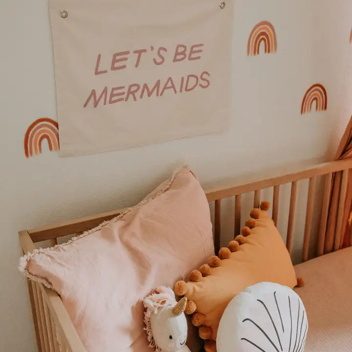 LET'S BE MERMAIDS - CANVAS BANNER